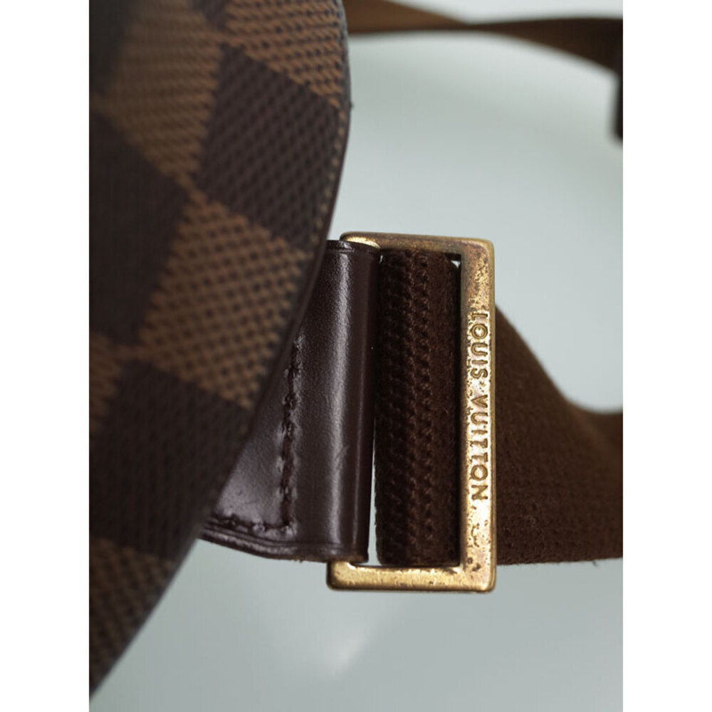 Louis Vuitton Damier Ebene Brown Pochette Ganjou Body Bag - Picture 8 of 9